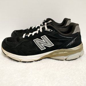 New Balance 990v3 Black Running Shoes W990BK3 USA Running Shoes Women's Size 9.5